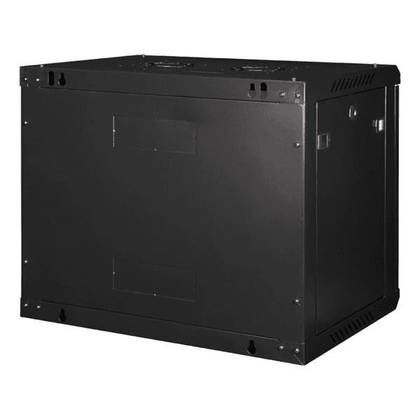 LANDE LN-WB-15U6060-CC-F 15U DEMONTE 19'' WB PROLINEB DUVAR TIPI KABINET G600XD600 MM.CAM ÖN KAPI / SİYAH - 6