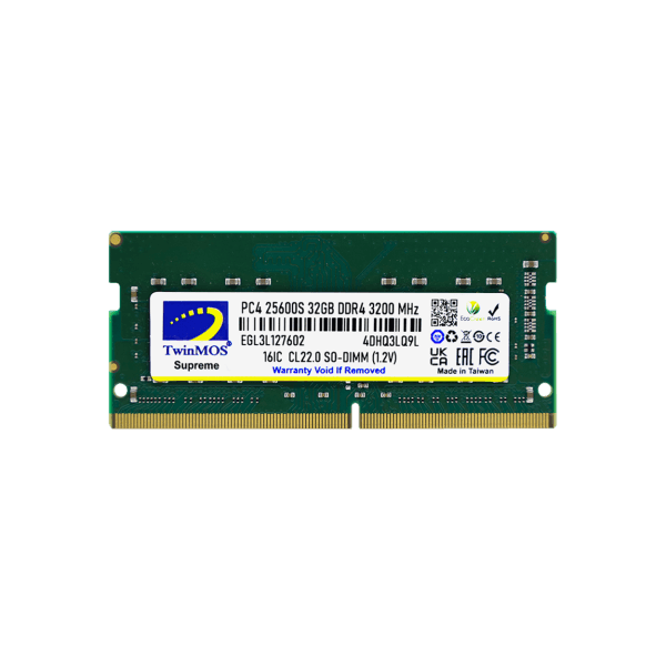 TWINMOS MDD432GB3200N 32GB DDR4 3200MHz NOTEBOOK RAM - 2