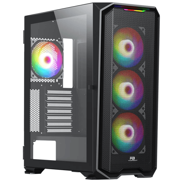 POWERBOOST PB-P3720B 850W 80+ BRONZE USB 3.0 ATX MESH RGB FAN SIYAH KASA - 4