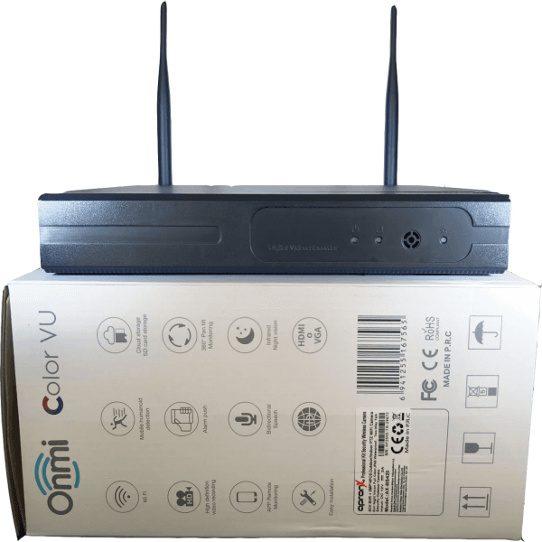 APRONX BS420 4 KANAL NVR + 3MP 4 KAMERA FULL COLOR MİKROFONLU WIFI SET - 6