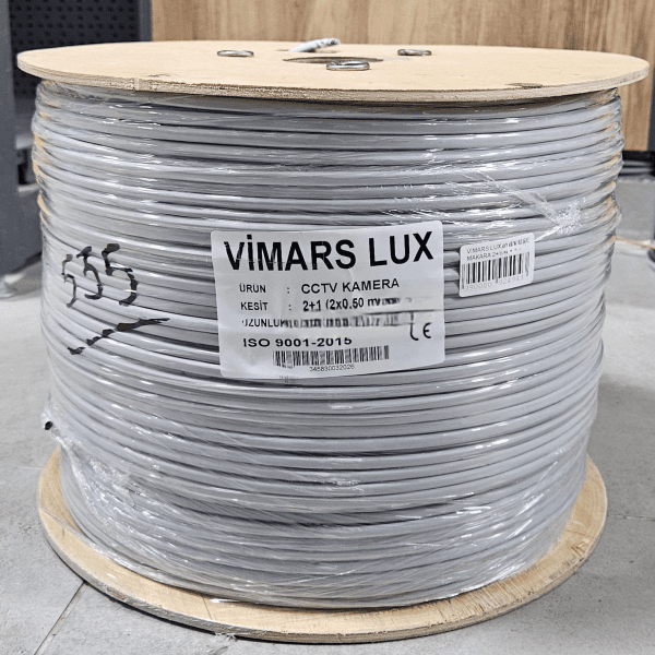 VİMARS LUX 500 METRE MAKARA 2+1 (2 X 0, 50MM) CCTV KABLO - 2