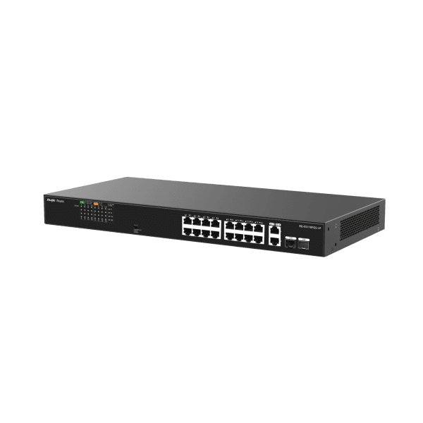 RUIJIE REYEE RG-ES118FGS-LP 16 PORT 10/100 16 PORT POE 2 X COMBO UPLINK 120W YONETILEMEZ RACK MOUNT SWITCH - 11