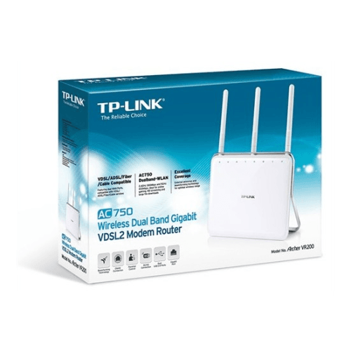 TP-LINK ARCHER VR200 750 Mbps KABLOSUZ DUAL BAND G - 5