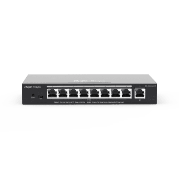 RUIJIE REYEE RG-ES209GC-P 8 PORT + 1 PORT UPLINK 10/100/1000 8 PORT POE/POE+ 120W RUJIE CLOUD YONETİLEBİLİR DESKTOP SWITCH - 2