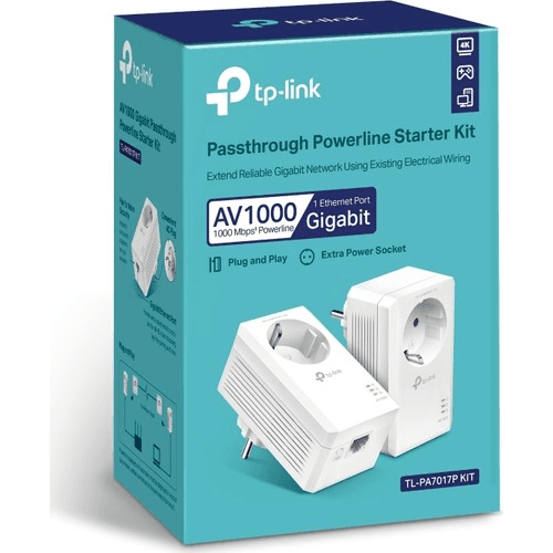 TP-LINK PA7017P KIT AV1000 GİGABİT POWERLİNE PRİZ - 4