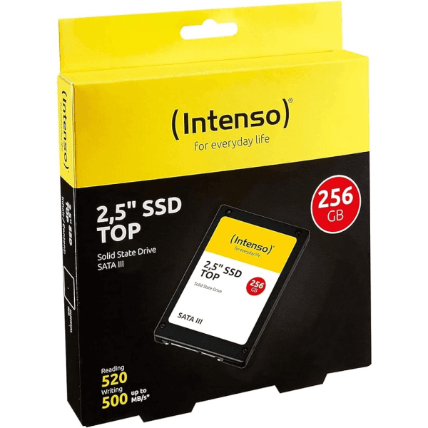 INTENSO 3812440 BDHI-3050 TOP 256GB 2.5" SATA3 SSD 520MB-500MB/S (3812440) - 3