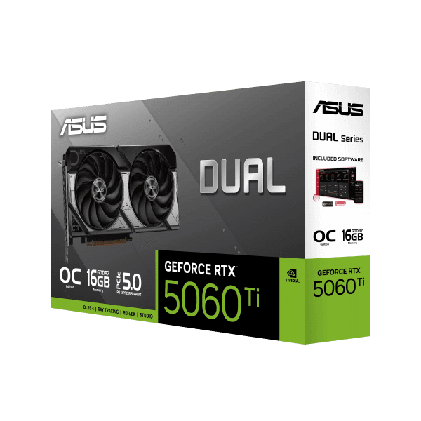 ASUS VGA DUAL-RTX5060TI-O16G-NVIDIA-GEFORCE-RTX 5060 TI-16G-16GB GDDR7-128bit--OC-HDMI-3xDP-DLSS4 EKRAN KARTI - 17