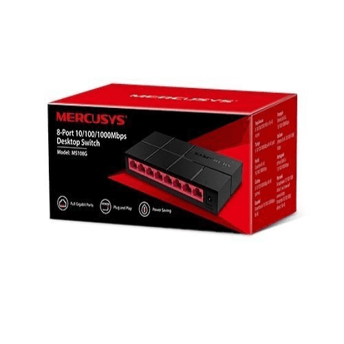 TP-LINK MERCUSYS MS108G 8 PORT 10/100/1000 MASAÜSTÜ SWITCH (YÖNETİLEMEZ) - 5