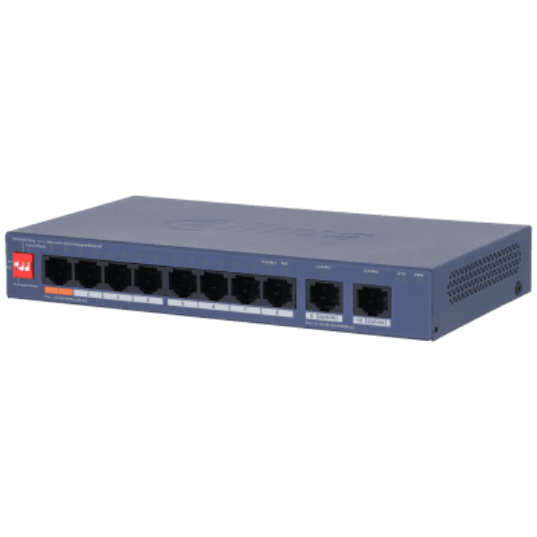 DAHUA CS4010-8ET2GT-60 10 PORT 10/100/1000 8xPOE 60W 2xUPLINK YÖNETİLİR SWITCH - 5