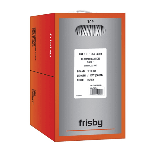 FRISBY FR-CAT601 305M UTP 23AWG UTP KABLO GRİ - 4
