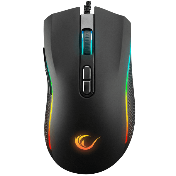 RAMPAGE SMX-R44 V2 MAKROLU SİYAH 12800 DPI RGB LEDLI 80 MILLION HUANO SWITCH GAMING OYUNCU MOUSE - 10