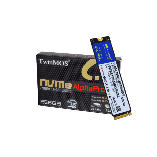 TWINMOS NVME256GB2280AP 256GB M.2 PCIE GEN3 NVME SSD (3600-3250MB/S) TLC 3DNAND - 4