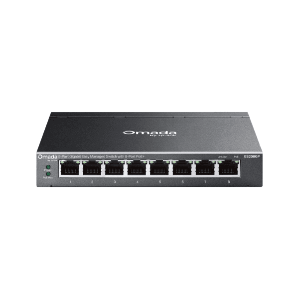 TP-LINK OMADA ES208GP 8 PORT GIGABIT 8 PORT POE+ KOLAY YONETİLEBİLİR DESKTOP SWITCH - 4