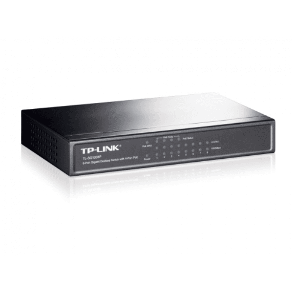 TP-LINK TL-SG1008P 8 PORT 10/100/1000Mbps SWITCH + 4 Port PoE - 8