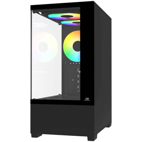 POWERBOOST PB-M5001B 500W 3*12CM RAINBOW FANLI USB 3.0 SEAVIEW M-ATX GAMING SİYAH KASA (JBST-PBM5001B) - 7