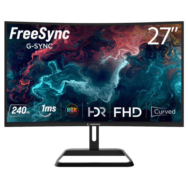 RAMPAGE XYRA XR27C240F 27 240HZ FAST VA FHD FREESYNC/GSYNC RGB R1500 CURVED OYUNCU MONİTÖRÜ - 7