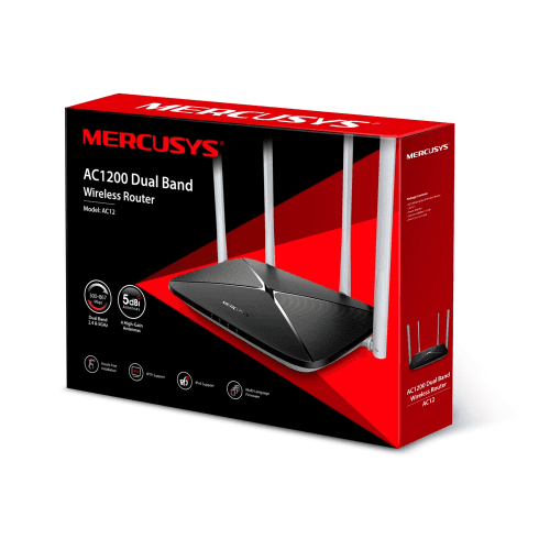 TP-LINK MERCUSYS AC12 1200Mbps DUAL BAND ROUTER - 10