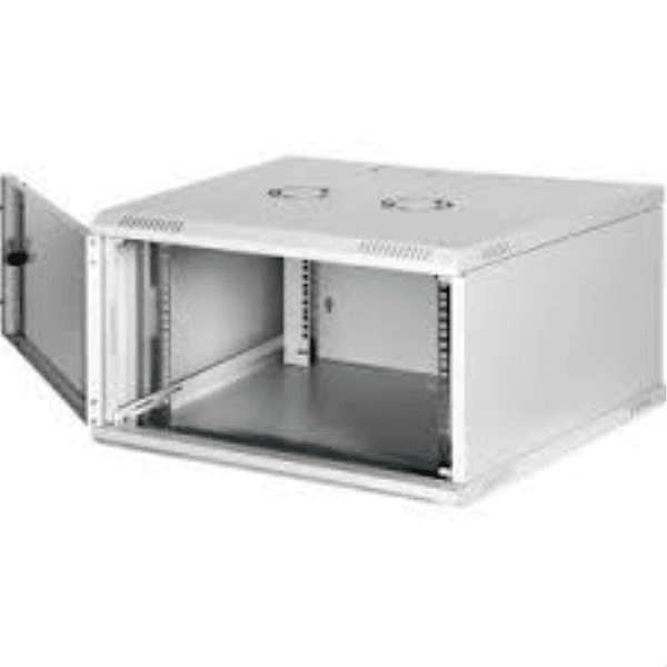 LANDE LN-WB-06U6060-LG-F DEMONTE 6U 19INCH PROLINEB YENI SERI DUVAR TIPI KABINET W600XD600MM RAL 7035 A.GRI CAMLI ON KAPAKLI - 2