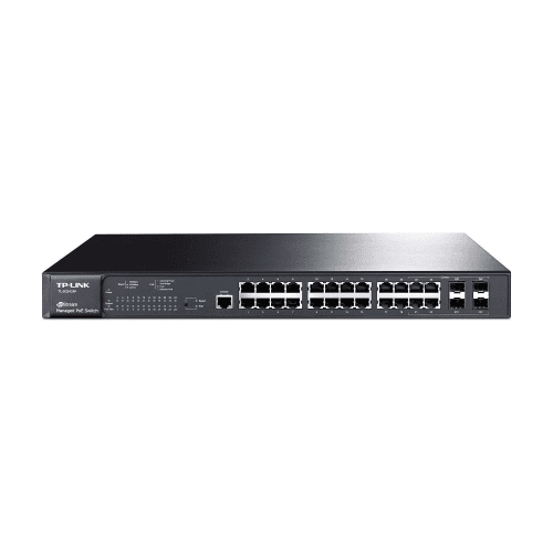 TP-LINK T2600G-28MPS (TL-SG3424P) SWITCH 4 SFP Slo - 2