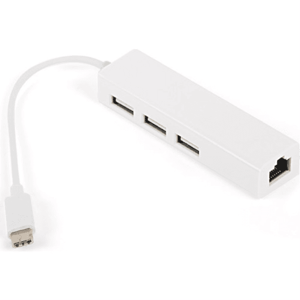 DARK DK-AC-U31X23L USB3.1 TYPE-C - 3XUSB2.0 HUB+ 10/100 ETHERNET DÖNÜŞTÜRÜCÜ - 2