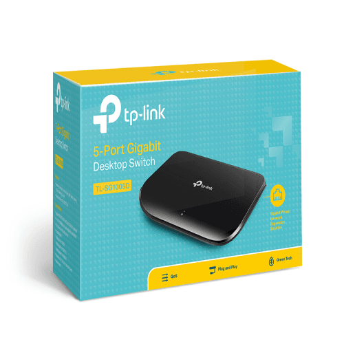TP-LINK TL-SG1005D 5 PORT GIGABIT MASAÜSTÜ SWITCH - 6