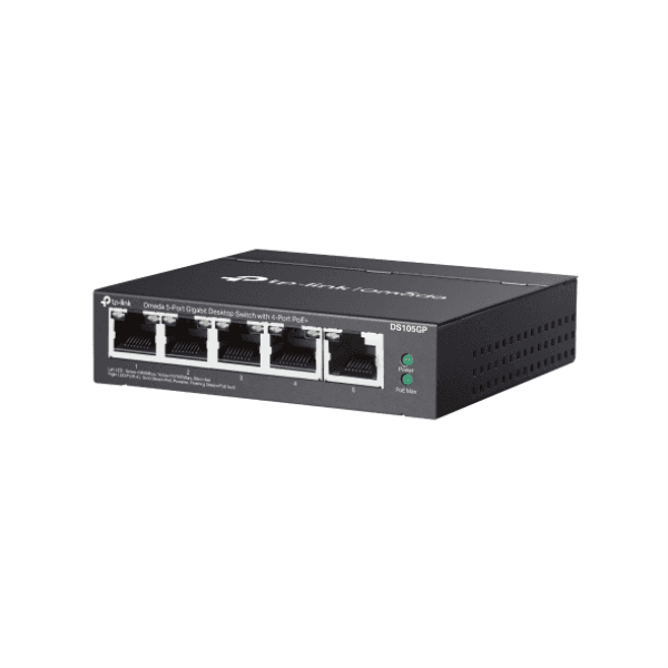 TP-LINK OMADA DS105G 5 PORT GIGABIT YÖNETİLEMEZ METAL KASA SWITCH - 8