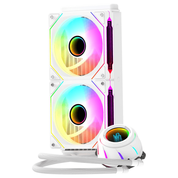 GAMEBOOSTER GB-LCS-BL240W (BEYAZ) BLADE 240W ARGB FANLI LGA1700/AM5 UYUMLU 240MM CPU SIVI SOĞUTMA SİSTEMİ - 7