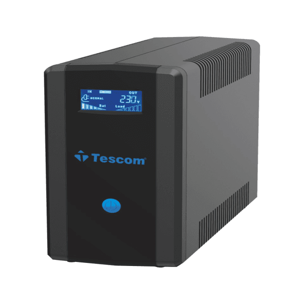 TESCOM LEO1500AP 1500VA LINE INTERACTIVE LCD RJ45 MODEM PROTECT USB UPS (900020314) - 2