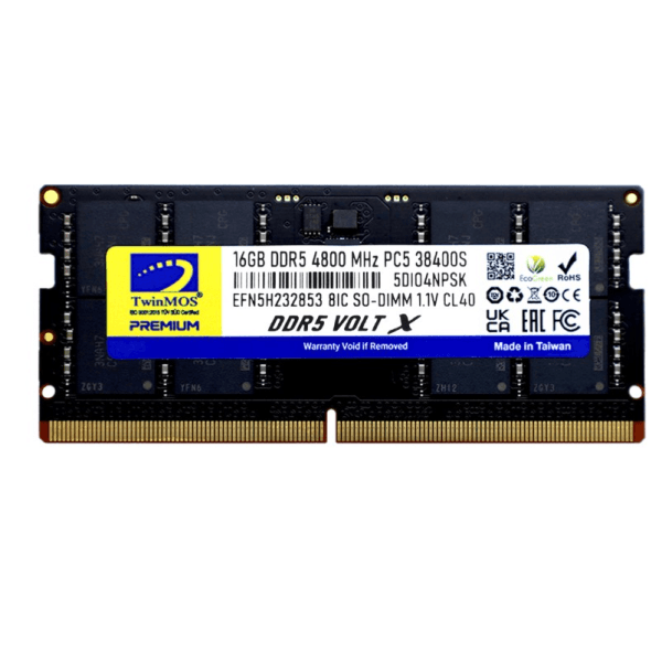 TWINMOS TMD516GB4800S40 DDR5 16GB 4800MHZ CL40 NOTEBOOK RAM - 2