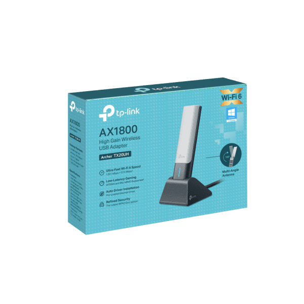 TP-LINK ARCHER TX20UH AX1800 WI-FI 6 KABLOSUZ DUAL BAND WPA3 USB 3.0 ADAPTÖR - 12