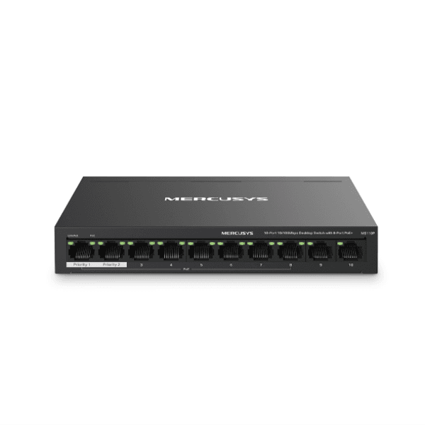 TP-LINK MERCUSYS MS110P 10PORT 10/100 MASAÜSTÜ SWITCH (YÖNETİLEMEZ) - 3