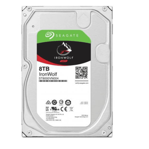SEAGATE IRONWOLF ST8000VN004  3.5 8TB 7200RPM 256MB SATA3 180TB/Y 256MB   NAS DİSK - 2