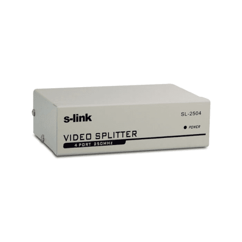 S-LINK SL-2504 4 LU 250mhz MONITOR SPLITTER - 4
