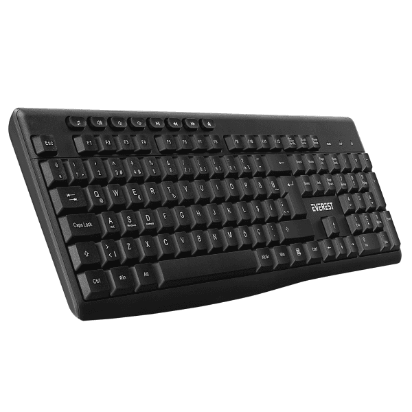 EVEREST KM-719 SİYAH İKISİ BİR ARADA 2 IN 1 KABLOSUZ Q MULTIMEDIA KLAVYE + MOUSE SET - 14