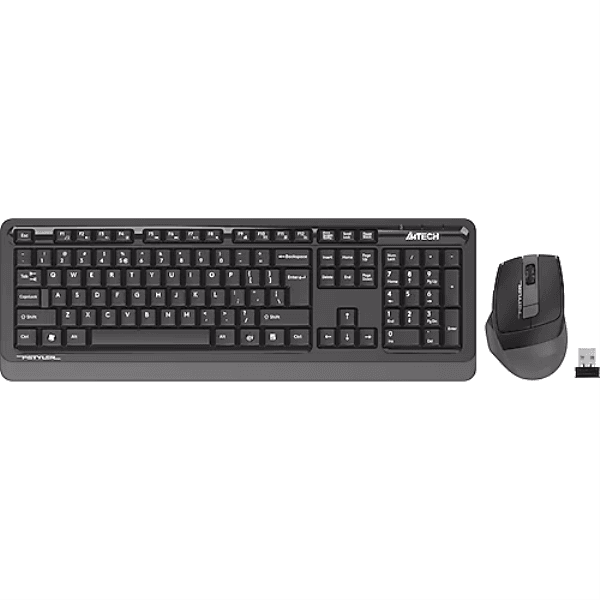A4 TECH FG1035 2.4G GRİ Q FN-MM KLAVYE + OPTİK MOUSE 2000D - 2