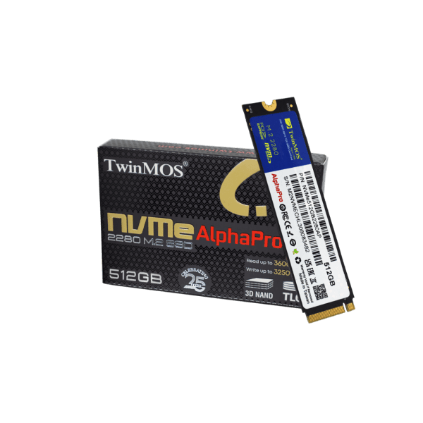 TWINMOS NVME512GB2280AP 512GB M.2 PCIE GEN3 NVME SSD (3600-3250MB/S) TLC 3DNAND - 4