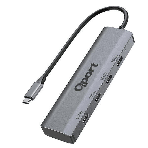 QPORT Q-TUC06 TYPE-C TO 4 PORT TYPE-C ÇOKLAYICI - 4