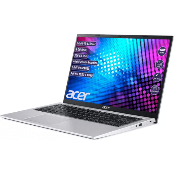 ACER ASPIRE 3 A315-58 INTEL CORE I5-1135G7 8 GB 256 GB NVME SSD FREEDOS 15,6" FHD NOTEBOOK - 5