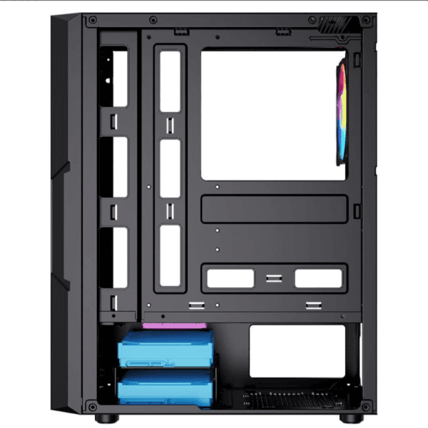 GAMEBOOSTER GB-PW908B  USB 3.0, ATX MESH, FIXED RGB FAN, SİYAH KASA  (PSU YOK) - 9