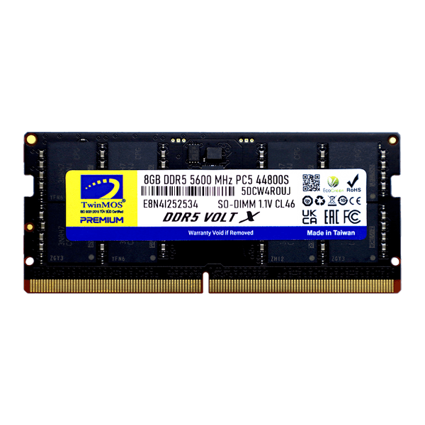 TWINMOS TMD58GB5600S46 DDR5 8GB 5600MHZ CL46 NOTEBOOK RAM - 2