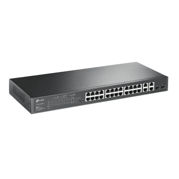 TP-LINK OMADA TL-SL2428P JETSTREAM 24-PORT 10/100MBPS + 4-PORT GIGABIT SMART SWITCH WITH 24-PORT POE+ 250W - 4
