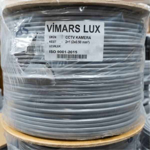 VİMARS LUX 685 METRE MAKARA 2+1 (2 X 0, 50MM) CCTV KABLO - 2