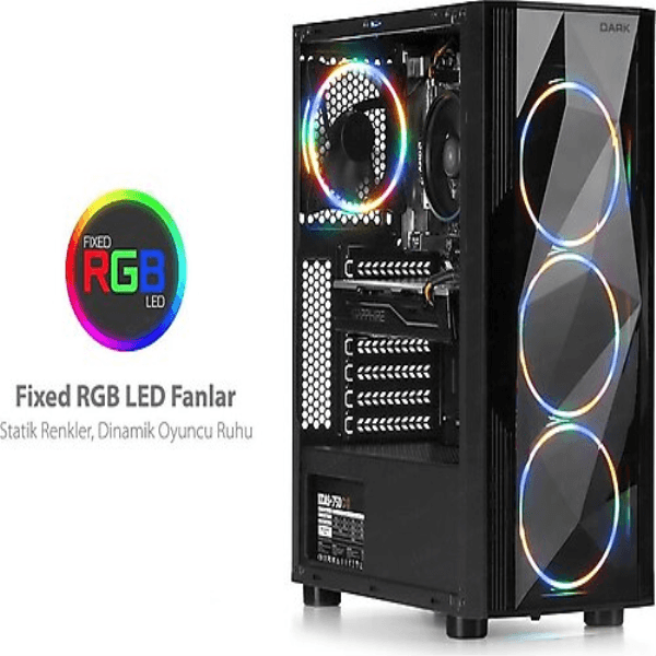 DARK DIAMOND PRO 4x12cm FAN 1x USB3.0 PSU YOK (DKCHDIAMONDPRO) - 2