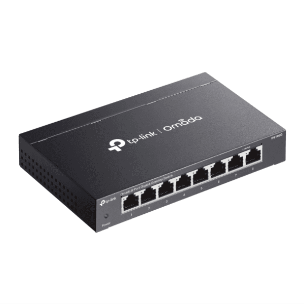 TP-LINK OMADA DS108G 8 PORT GIGABIT MASAÜSTÜ METAL KASA SWITCH - 9