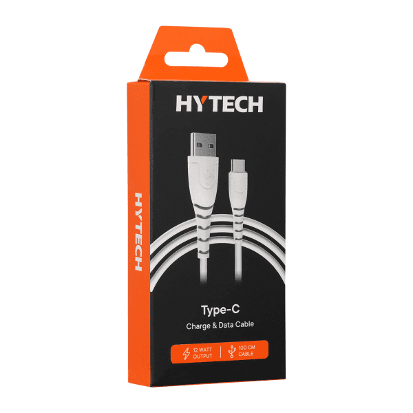 HYTECH HY-XTK30 2.4A TYPE-C 1M BEYAZ HIZLI ŞARJ KABLOSU - 4