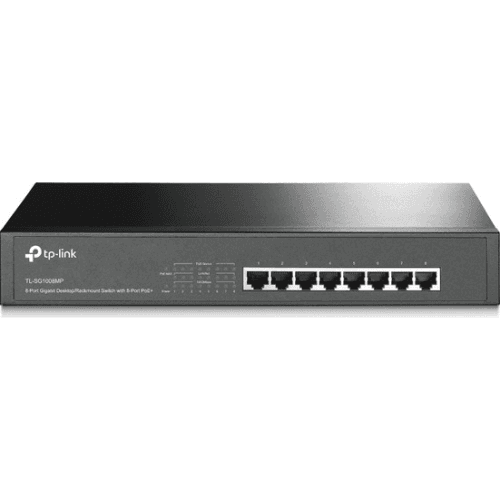 TP-LINK TL-SG1008MP 8-PORT 10/100/1000 DESKTOP/RACKMOUNT SWITCH + 8 PORT PoE - 6
