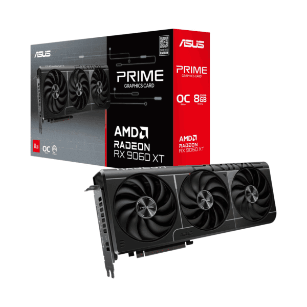 ASUS VGA PRIME-RX9060XT-O8G-AMD-RADEON-RX 9060 XT-8G-8GB GDDR6-128bit--OC-HDMI-2xDP-EKRAN KARTI - 4