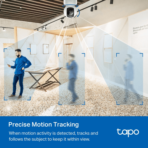 TP-LINK TAPO C202 1080P FULL HD HAREKET TESPIT VE TAKIBI 360° 9M GECE GÖRÜŞÜ ÇIFT YÖNLÜ SES ALARM, BULUT/YEREL DEPOLAMA - 18