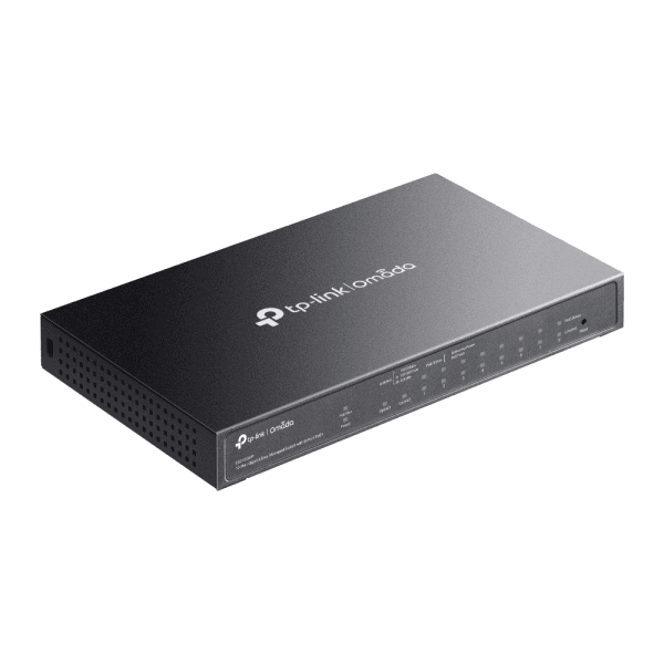 TP-LINK OMADA ES210GMP 10-PORT 1X RJ45 1 X SFP 8 X PoE+ GIGABIT YONETİLEBİLİR SWITCH - 9