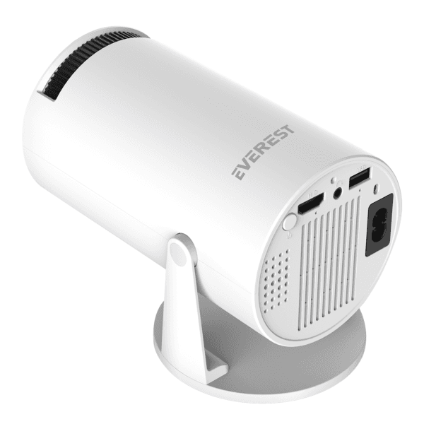 EVEREST PJ10 BEYAZ MINI TAŞINABILIR 1280*720P 6500 LÜMEN 120 ANSIL ANDROID 11 EKRAN YANSITMALI HD PROJEKSIYON CIHAZI - 4